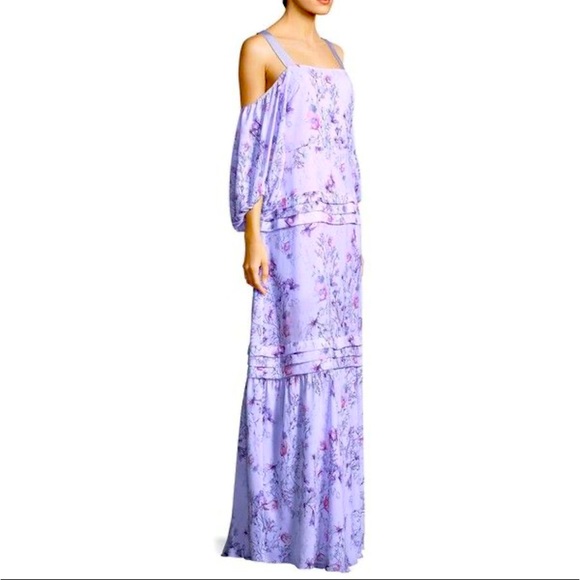 Prose & Poetry Off The Shoulder Floral Maxi Dress 🌵xs - Picture 1 of 13